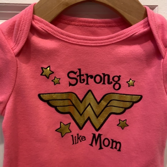 3/$15 DC Comics Pink Wonder Woman Onesie/Bodysuit - Picture 2 of 7